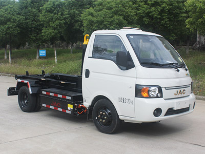江淮牌HFC5031ZXXEV3型純電動車廂可卸式垃圾車